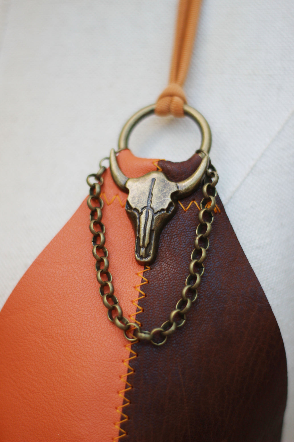 Top de cuero - Edición Atardecer