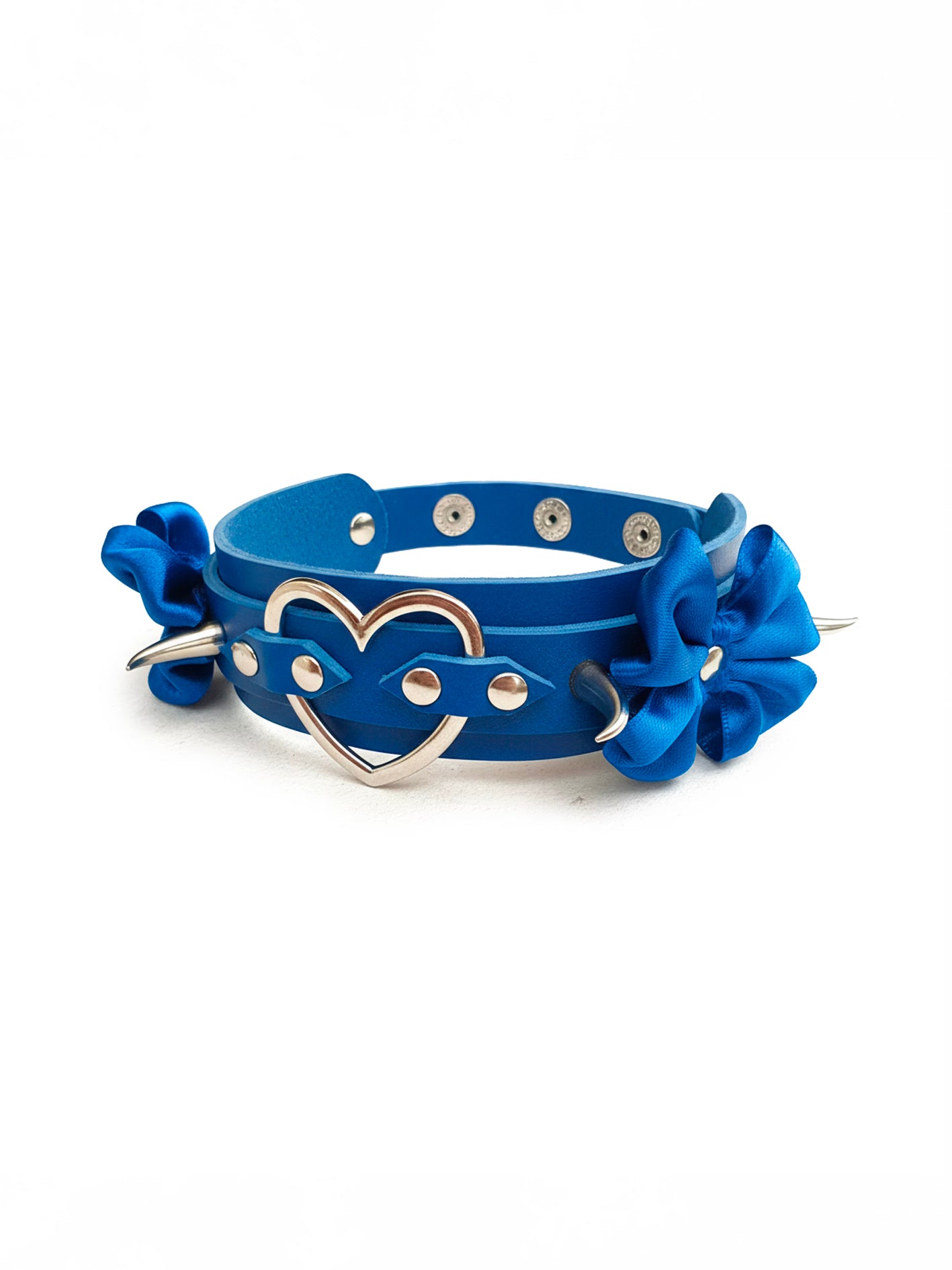 Choker de cuero - Edición Zafiro
