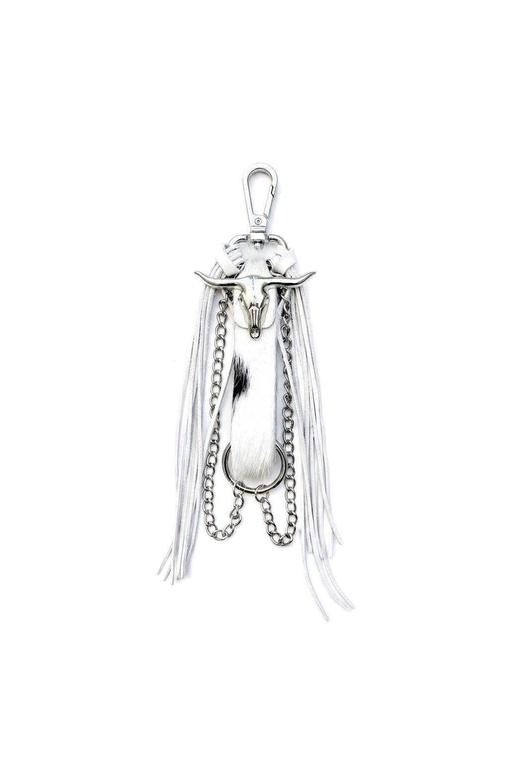 KEYCHAIN White bull - Fringe