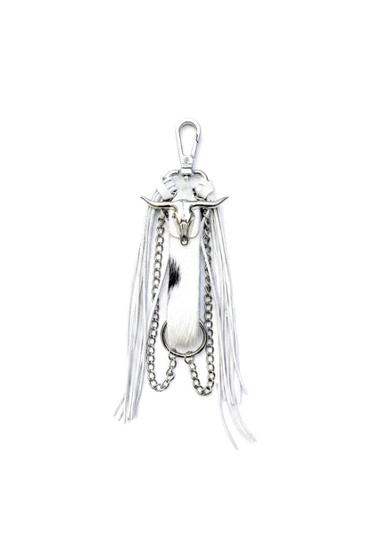 KEYCHAIN White bull - Fringe