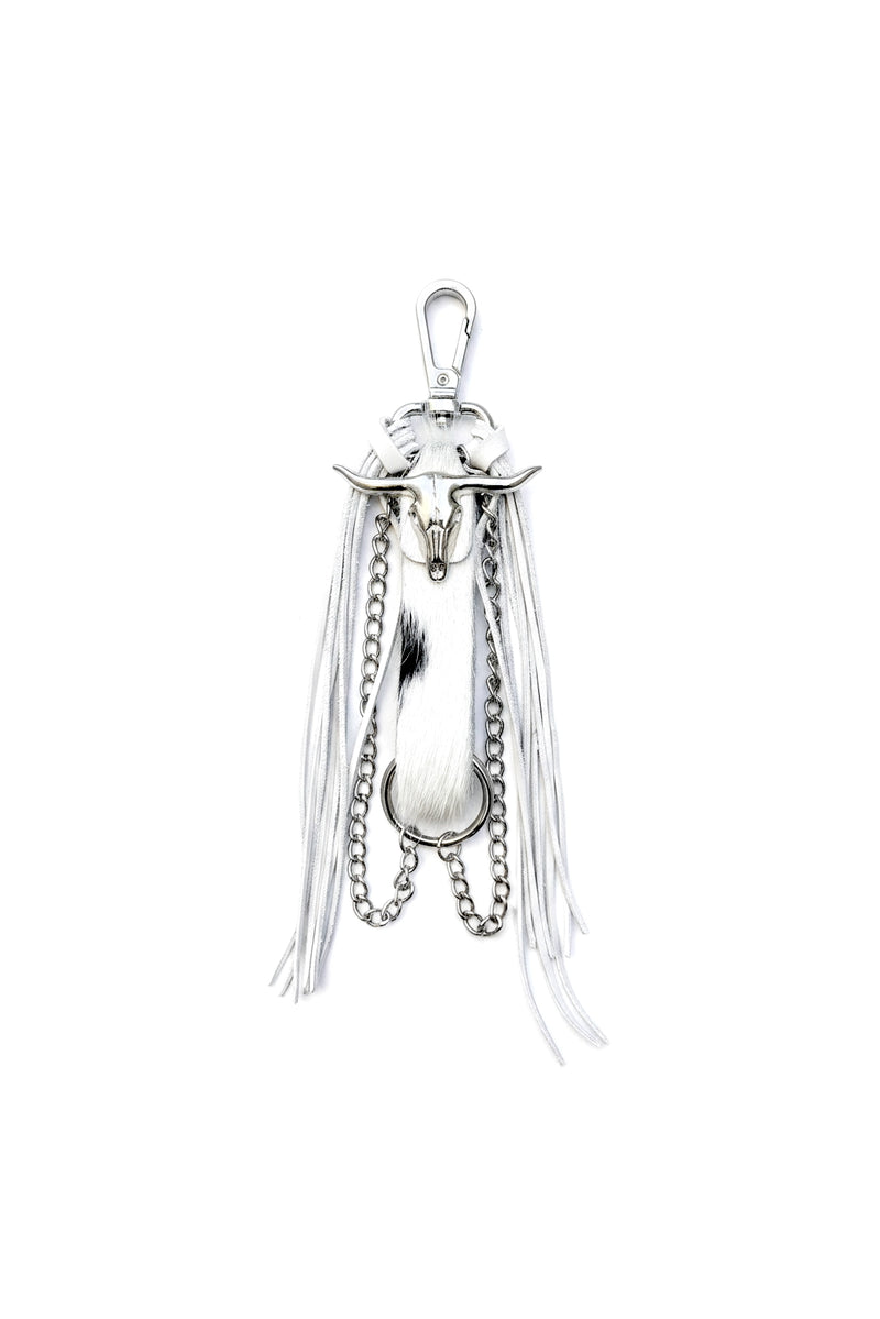 KEYCHAIN White bull - Fringe