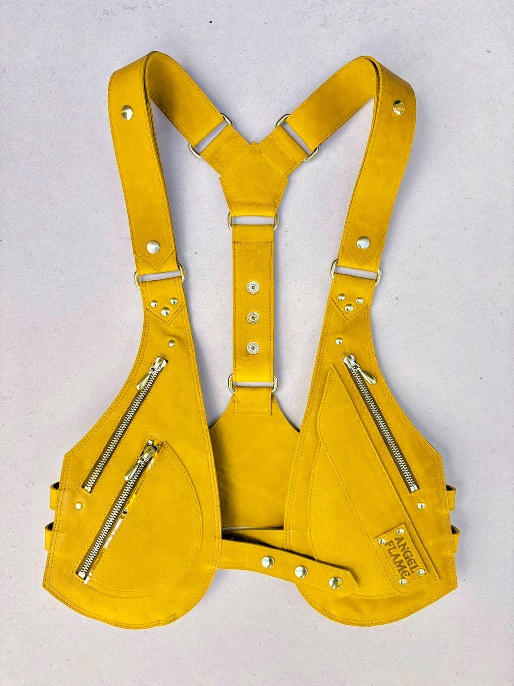 Limón - BOLSO ARNES DE PIEL - Plata (PRE-ORDER)