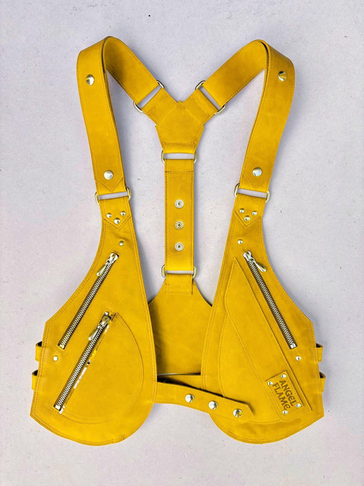 Limón - BOLSO ARNES DE PIEL - Plata (PRE-ORDER)