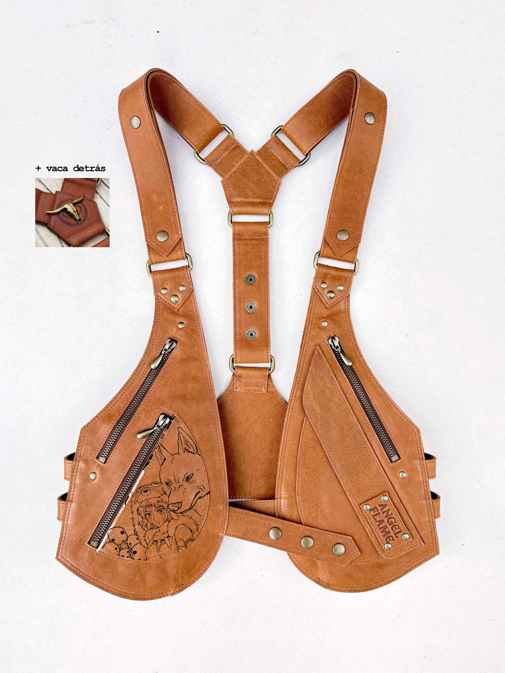 Riñonera personalizada Amparo-Mononoke