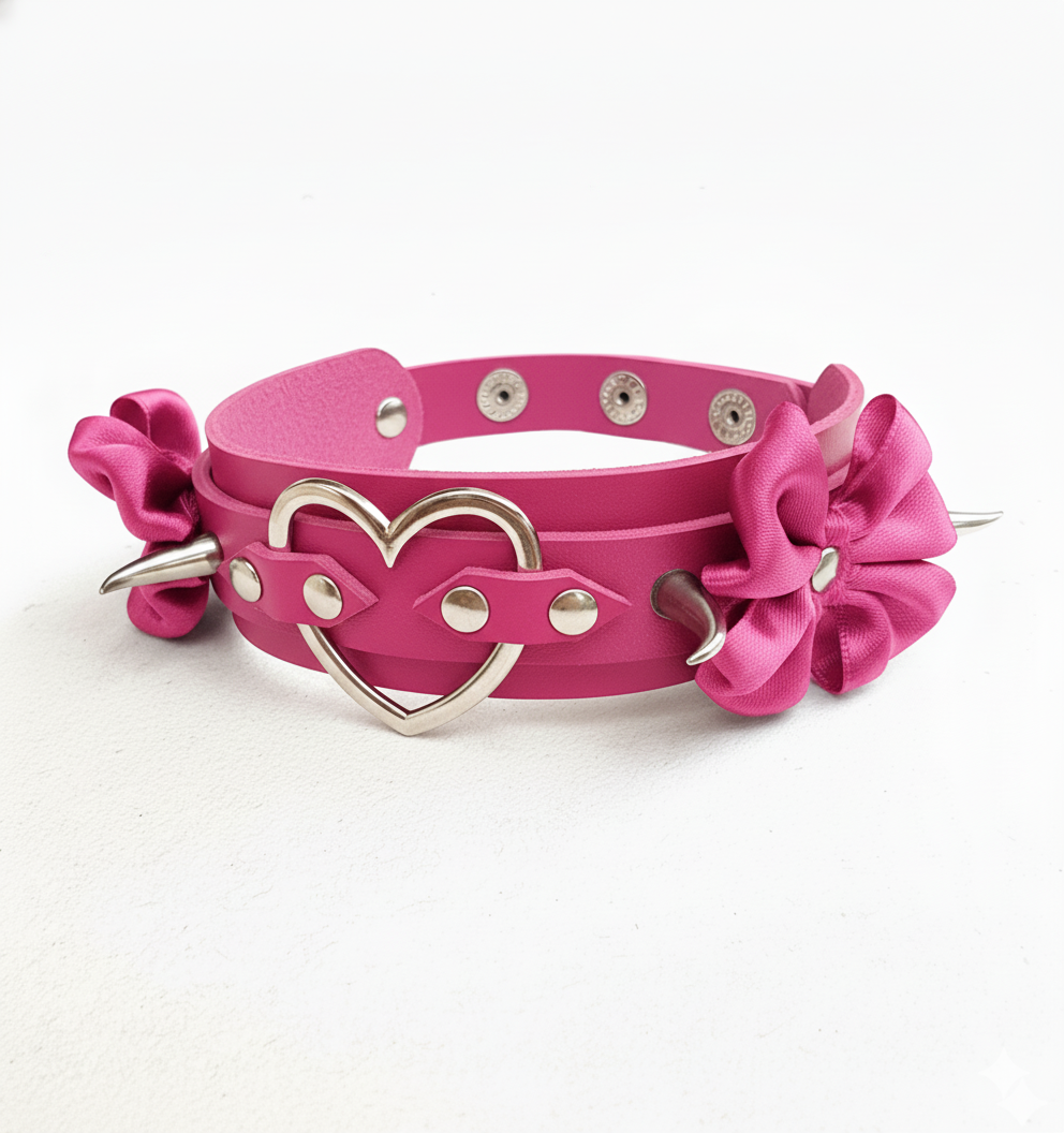 Choker de cuero - Edición Candy