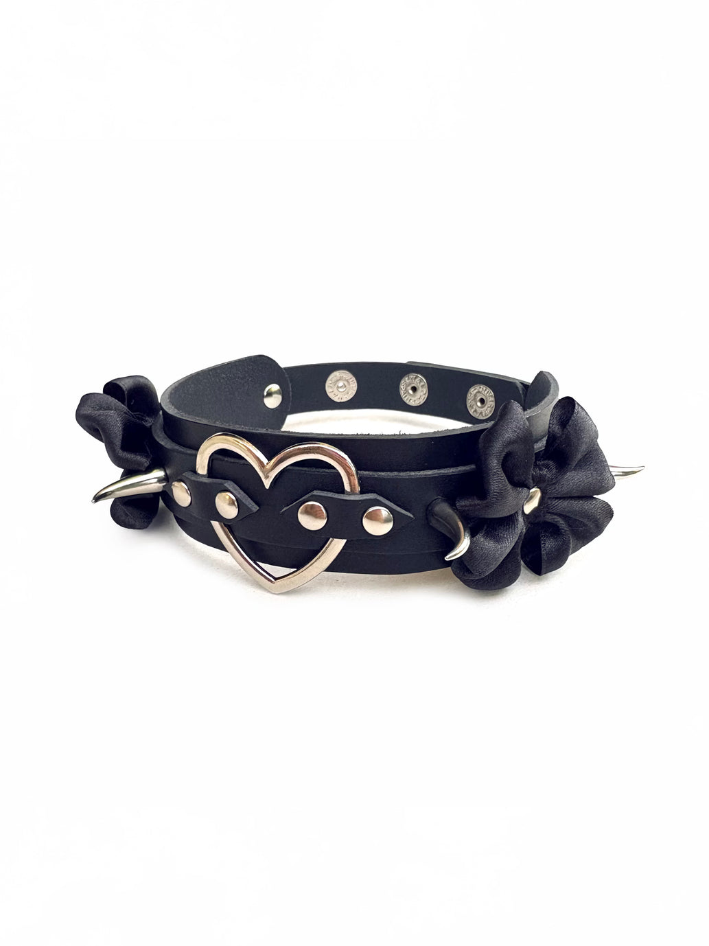 Choker de cuero - Edición Obsidiana