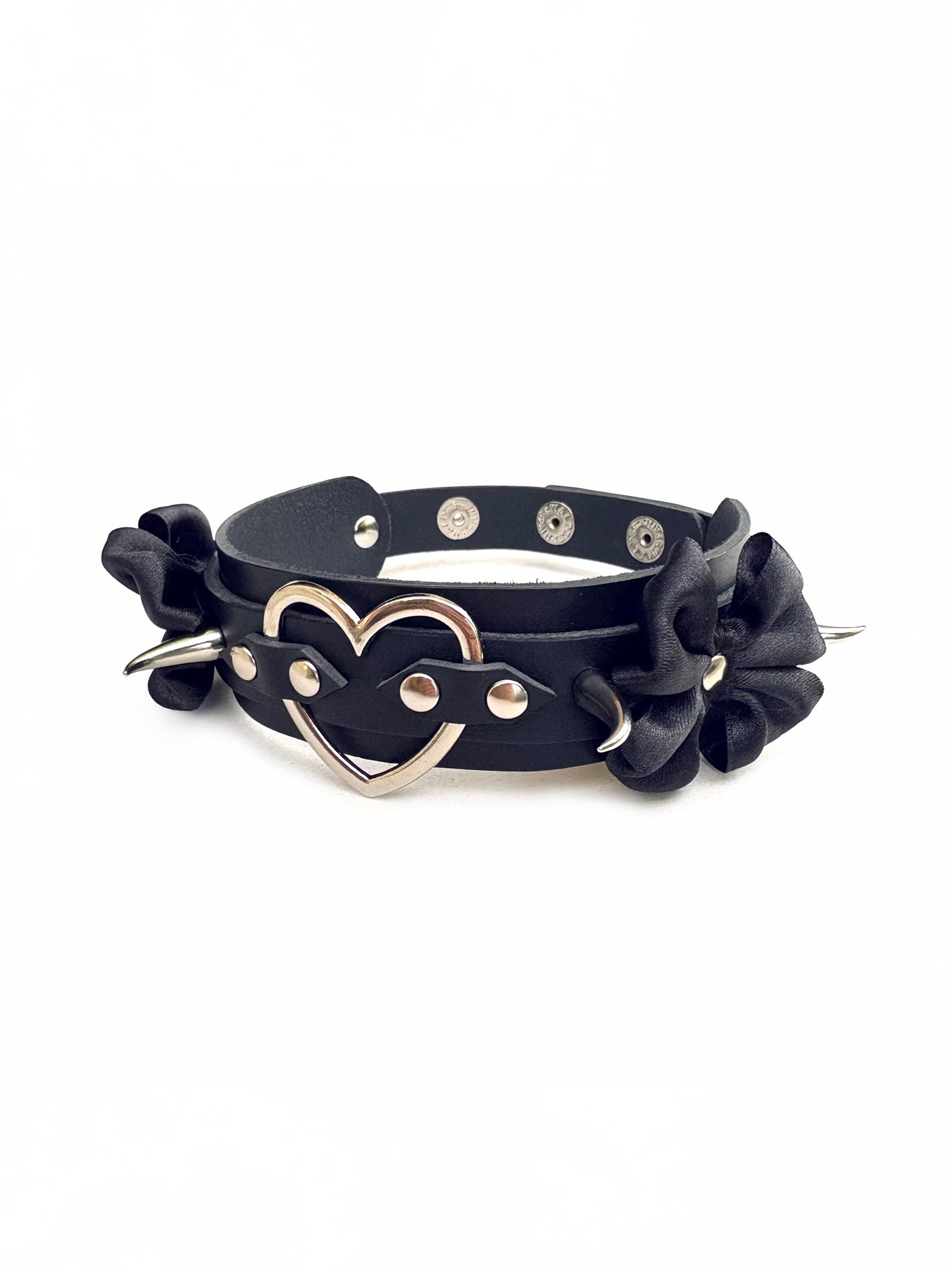 Choker de cuero - Edición Obsidiana