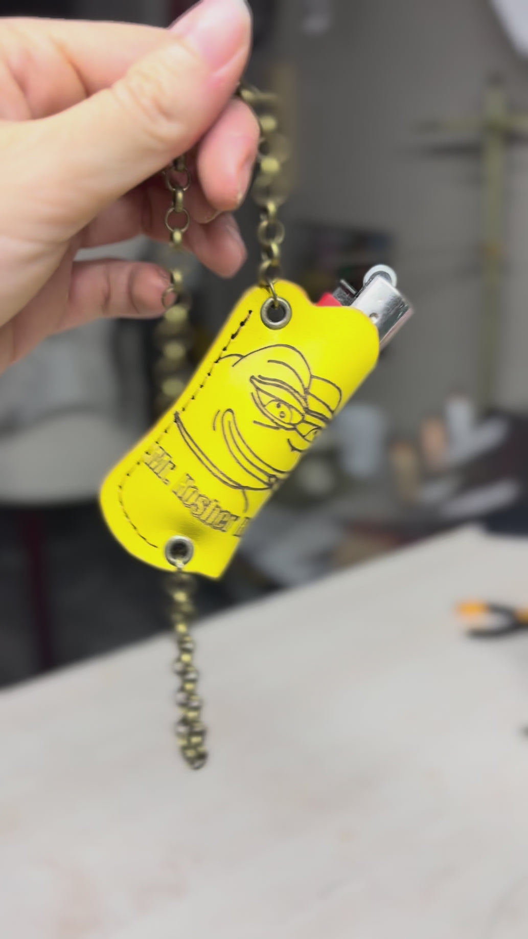 Personalizable - FUNDA DE PIEL - mechero