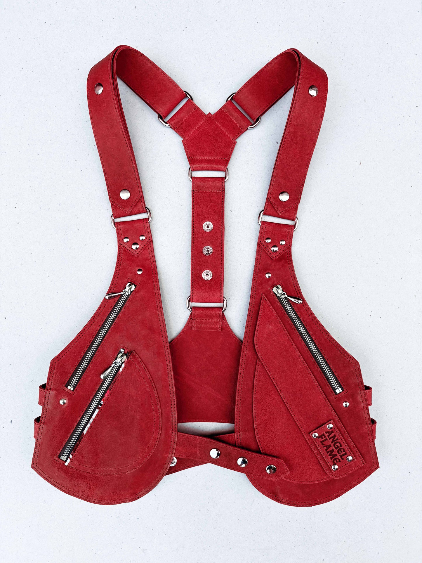 Fresa - BOLSO ARNES DE PIEL - Plata (PRE-ORDER)