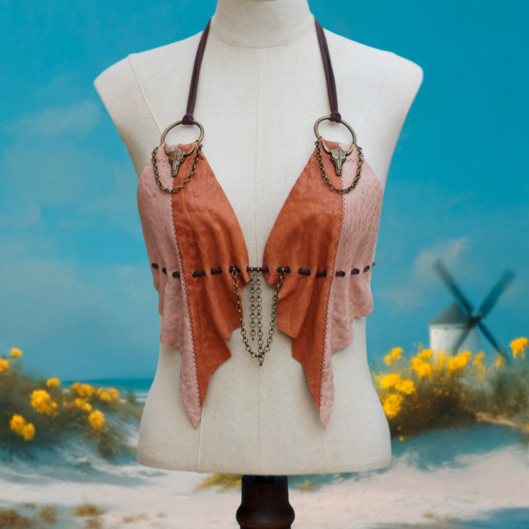 Top de cuero - Edición Árida