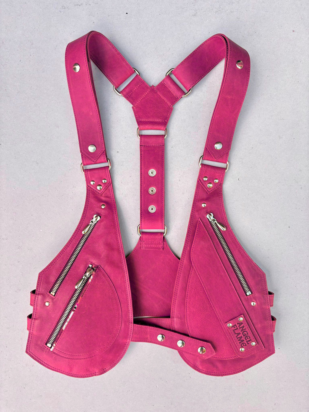 Chicle - BOLSO ARNES DE PIEL - Plata (PRE-ORDER)