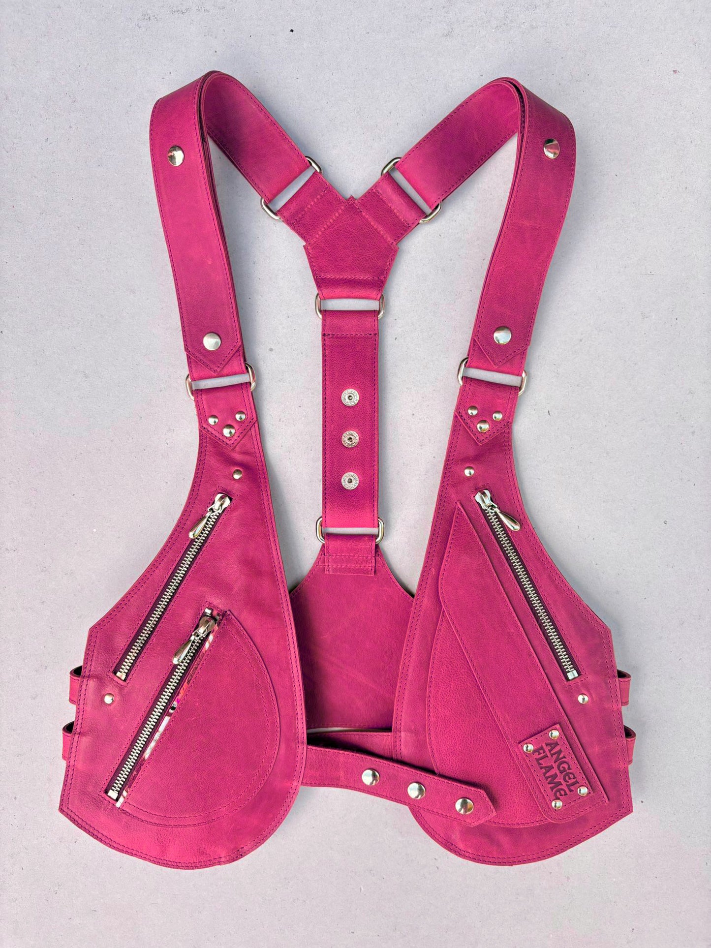 Chicle - BOLSO ARNES DE PIEL - Plata (PRE-ORDER)