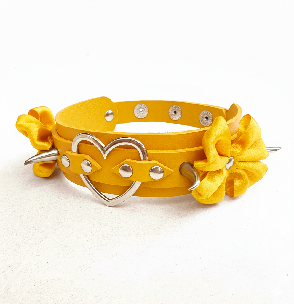 Choker de cuero - Edición Candy